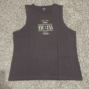 ASOS Brown NYC*USA Tank Top  Muscle Cropped Size XXXL